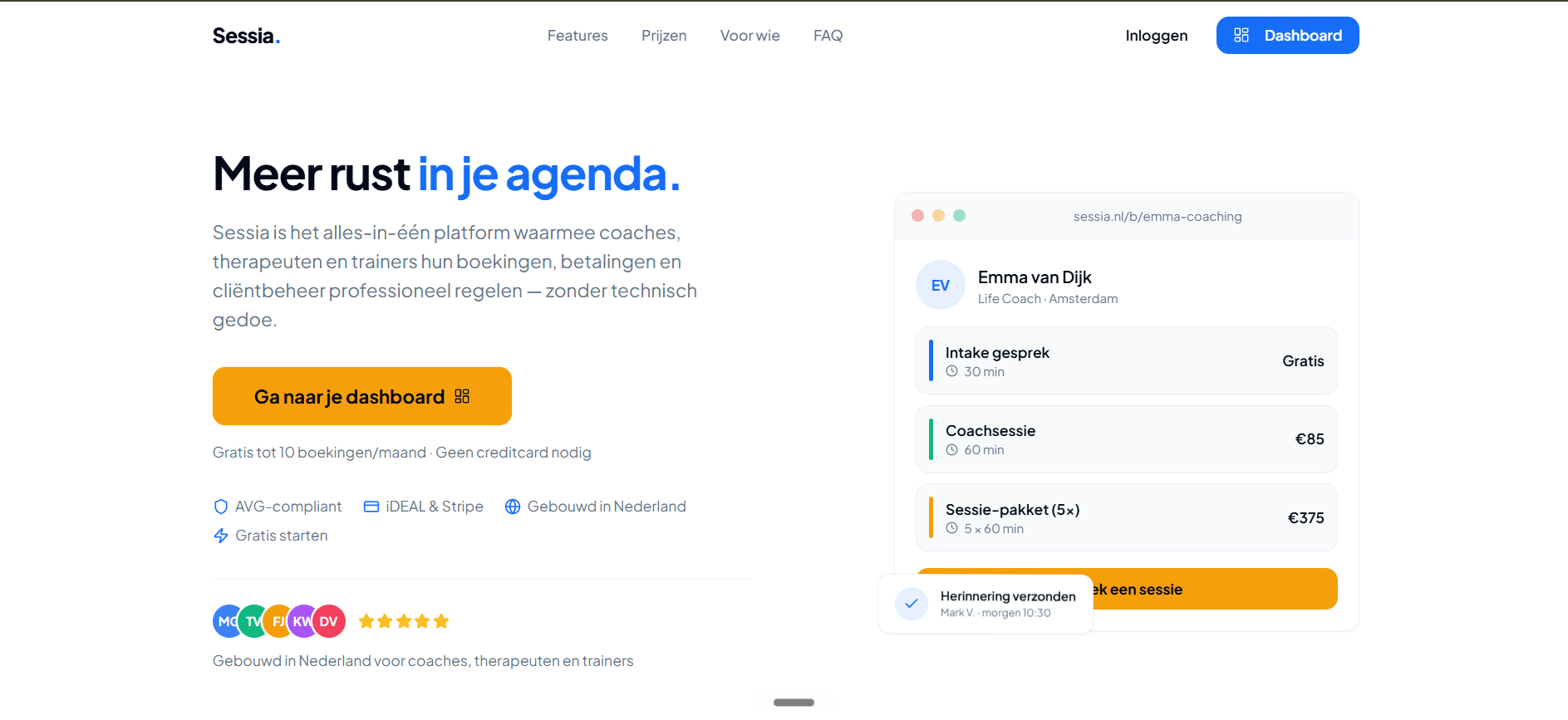 Sessia.nl — preview